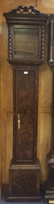 Lot 673 - Modern Late 17th century-style burr walnut longcase clock case