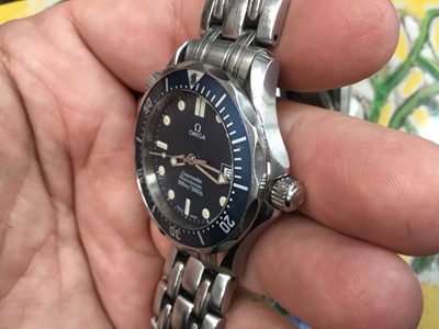 Lot 606 - Omega Seamaster stainless steel wristwatch