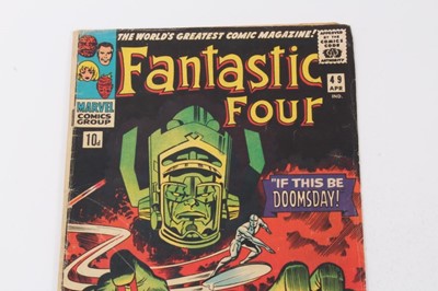 Lot 6 - Fantastic Four #49 1966, the first full appearance of Galactus. Priced 10d