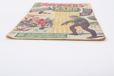 Lot 7 - The Avengers #8 1964, first appearance of Kang The Conqueror. Priced 9d