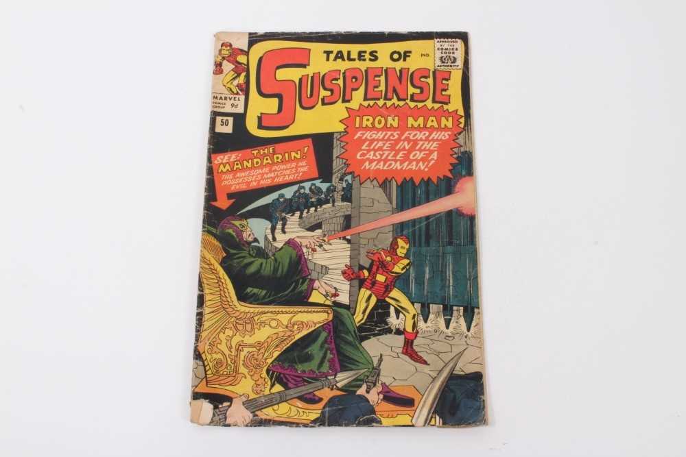 Lot 10 - Tales Of Suspense #50 1964, the first appearance of The Mandarin. Priced 9d
