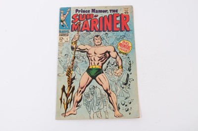 Lot 13 - Prince Namer, The Sub Mariner #1 1968, first solo appearance and origin story. Priced 12cent