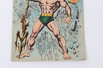Lot 13 - Prince Namer, The Sub Mariner #1 1968, first solo appearance and origin story. Priced 12cent
