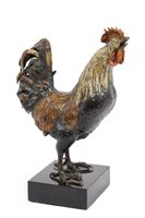 Lot 740 - Late 19th century Austrian cold painted bronze...