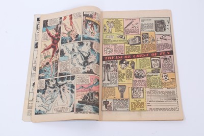 Lot 29 - Daredevil #7 (1965) First appearance of red suit daredevil, priced 12 cents. Together with Daredevil #16 (1966) Spider-Man vs Daredevil (1st John Romita Spider-Man art), priced 10d (2)