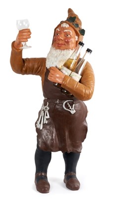 Lot 748 - Rare and massive late 19th German beirkeller gnome
