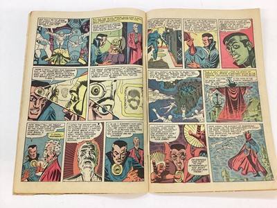 Lot 55 - 1960's Strange Tales, The Eternity Saga 130-146 missing #132. Priced 12cent and 10d