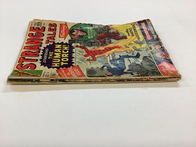 Lot 49 - Three 1960s Strange Tales #118, #120, #121. Priced 9d
