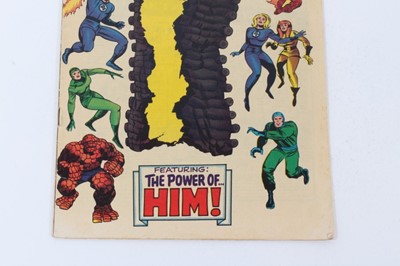 Lot 32 - Fantastic Four #66 & #67 1967, origin and first appearance of Adam Warlock. Priced 10d and 12cent