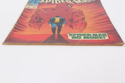 Lot 33 - The Amazing Spider-Man #50 & #51 1967. First and second appearance of Kingpin. Priced 10d.