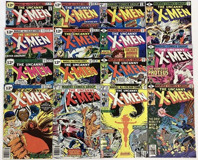 Lot 64 - Group of The Uncanny X-Men 1978 and 1979. A complete run from issue 114 - 128. English and American price vareinets. (15)