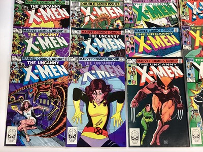 Lot 65 - Large group of the Uncanny X-Men 1980 to 1985. A complete run from issue 129 - 200. Mostly American price variants.  Approx 71