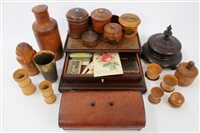 Lot 749 - Collection 19th century treen - including...