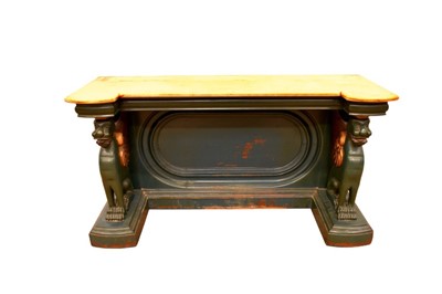 Lot 1426 - Marble topped window seat