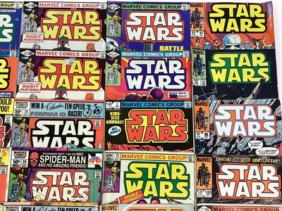 Lot 70 - Quantity of Star Wars (1977 - 1980 Marvel) complet run from issue 2 - 33. Together with Star Wars king sized annual #1 (1979) (33)