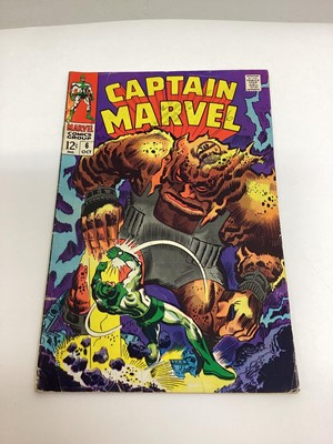 Lot 71 - Group of Captain Marvel 1968 to 1970. To include the premiere issue. Complet run of issues 1 - 21. English and American price variants.