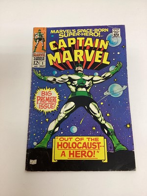 Lot 71 - Group of Captain Marvel 1968 to 1970. To include the premiere issue. Complet run of issues 1 - 21. English and American price variants.