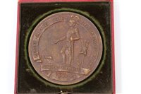 Lot 55 - G.B. AE medallion commemorating the Challenger...