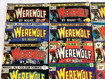 Lot 45 - Marvel Comics, 1970's Werewolf By Night. #1-5 Giant Size Special Issues together #3, #5-17, #19-31 and #34-48.