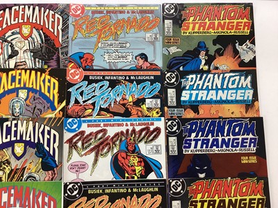 Lot 90 - Selection of DC Comics mini series to include 1986 Legends #1-6, 1986 The Man of Steel, 1988 Peacemaker #1-4, 1990 Lobo #1-4, 1988 Power Girl 1-4 and others