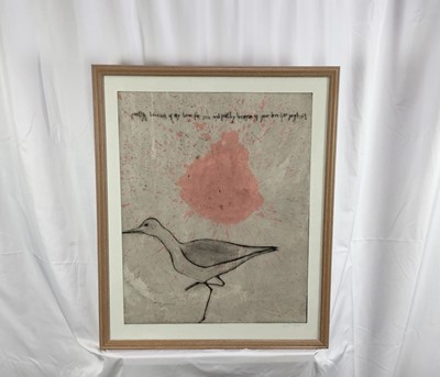 Lot 180 - Kate Boxer, contemporary, signed artists proof etching - 'Partly because of my love for you and partly because of your love of yoghurt', 68cm x 55cm, in glazed frame