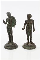 Lot 756 - 19th century Grand Tour bronze figure of...