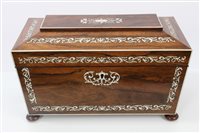 Lot 757 - Fine Regency Anglo-Indian rosewood and ivory...