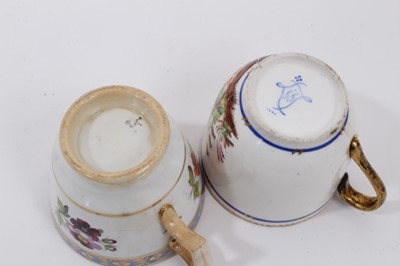 Lot 117 - Group of Continental porcelain cups
