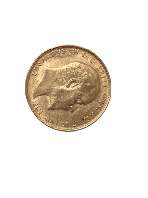 Lot 407 - G.B. - Gold Sovereign Edward VII 1905 VF (1 coin)