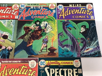 Lot 89 - DC Adventure Comics 1974, Bronze Age origin of The Spectre #431 #434 #435 #436 #438 #439 #440.