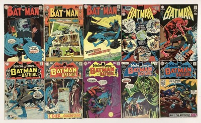 Lot 80 - Quantity of DC Comics Batman #217 #218 #219 #223 #224 together with Five Detective Comics Batman and Batgirl #384 #389 #392 #397 #413