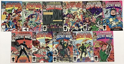 Lot 74 - Marvel Comics Secret Wars incomplete limited series, (missing issue No.2) 1984 and 1985. To include issue No. 8 origin of symbiote suit. Priced 75 cents and 1$. (11)
