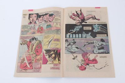 Lot 44 - Marvel Comics Wolverine first solo limited series, complete run 1-4 (1982). Priced 60 cents. (4)