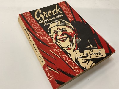 Lot 1720 - Of clowning interest: signed autobiography  by Grock