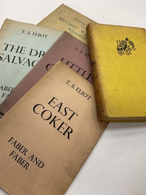 Lot 1721 - T. S. Eliot and others