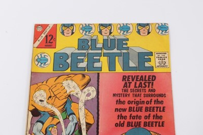 Lot 100 - 1967 Blue Beetle #2, Origin of Blue Beetle. Priced 12cent