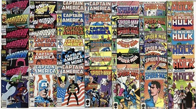 Lot 147 - Marvel Comics mostly 1980's to include Fantastic Four, The Incredible Hulk, The Amazing Spider-Man and others. Approximately 221 comics.