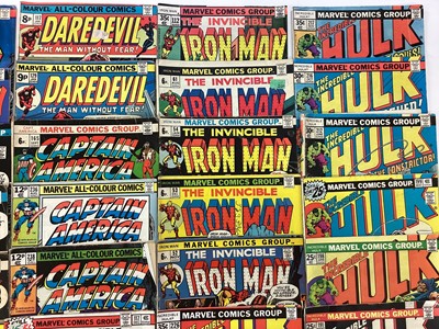Lot 104 - Large quantity of 1970's Marvel Comics to include Tarzan "Lord Of The Jungle", Daredevil and others. Approximately 86 comics