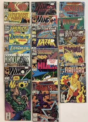 Lot 154 - Large box of Marvel comics. (1990's and early 2000's) To include Wolverine, Moon Knight, Captain America, Deathlok, the Punisher and many others. Approximately 340 comics.