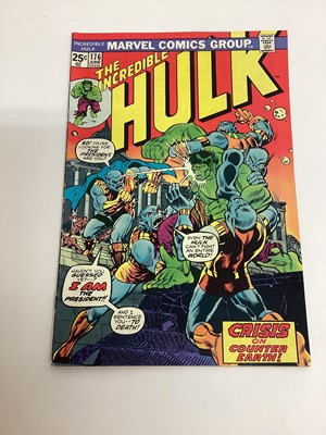 Lot 172 - Marvel Comics, 1970's The Incredible Hulk #176 #177 #178. The death & rebirth of Adam Warlock.