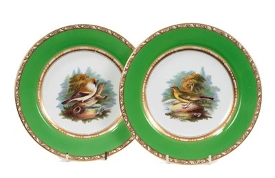Lot 111 - A pair of Spode ornithological plates, circa 1815-20