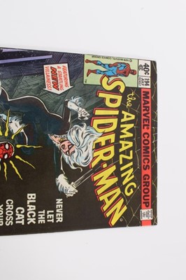 Lot 140 - Marvel Comics, 1979 The Amazing Spider-Man, first appearance of Black Cat. Priced 40cent