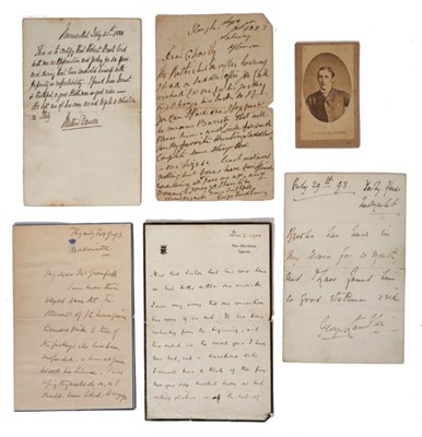 Lot 1000 - Of Flat Racing Interest: a group of late Victorian hand written letters