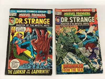 Lot 143 - Quantity of Marvel Comics, 1960's & 70's Dr. Strange and Marvel Premiere Featuring Dr. Strange