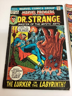 Lot 143 - Quantity of Marvel Comics, 1960's & 70's Dr. Strange and Marvel Premiere Featuring Dr. Strange