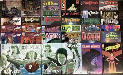 Lot 247 - Large quantity of Dark Horse Comics, Malibu Comics and Caliber Comics to include Danger Girl, Harvest Lieberman Lorimer issues 2-5, Fury "Peacemaker", 1963 Tomorrow Syndicate and others
