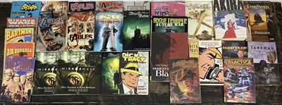 Lot 246 - Box of Comic books to include Vertigo "Fables", Dick Tracy and The Simpsons