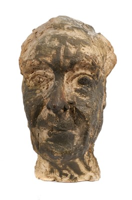 Lot 1295 - L. Hutchinson (20th century) terracotta portrait bust of Lucy Harwood. Provenance: Purchased sale of works by Students of the East Anglian School of Painting and Drawing, offered together with orig...