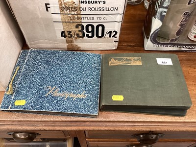 Lot 661 - Two vintage photograph albums