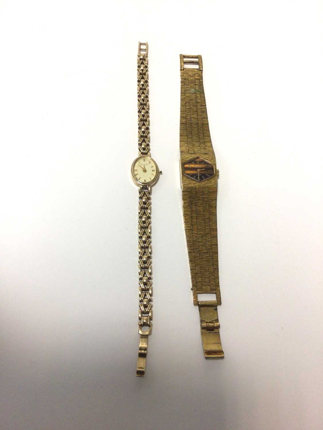 Lot 36 - 9ct gold watch and another watch (2)